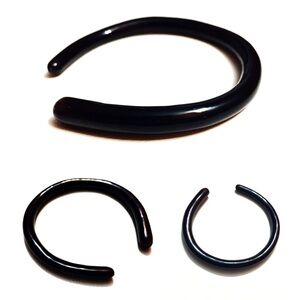 Black Coral bangle amulet